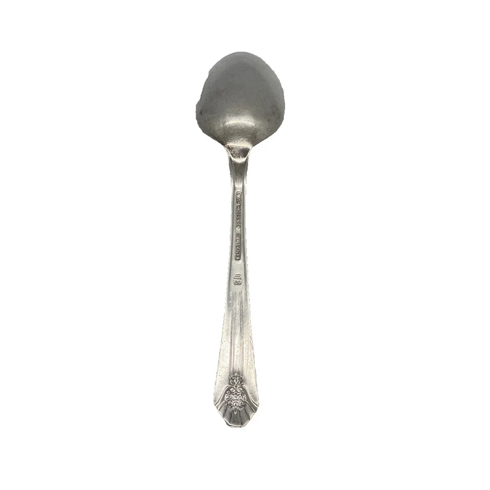 1939 Oneida Wm Rogers Sectional Silver Plate 6” Teaspoon Gloss Imperial Pattern
